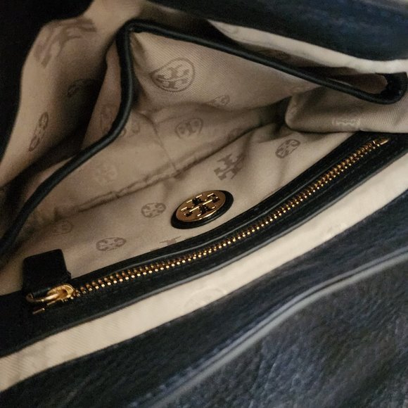 Tory Burch 797 Mini Satchel - Navy Blue - Picture 8 of 10